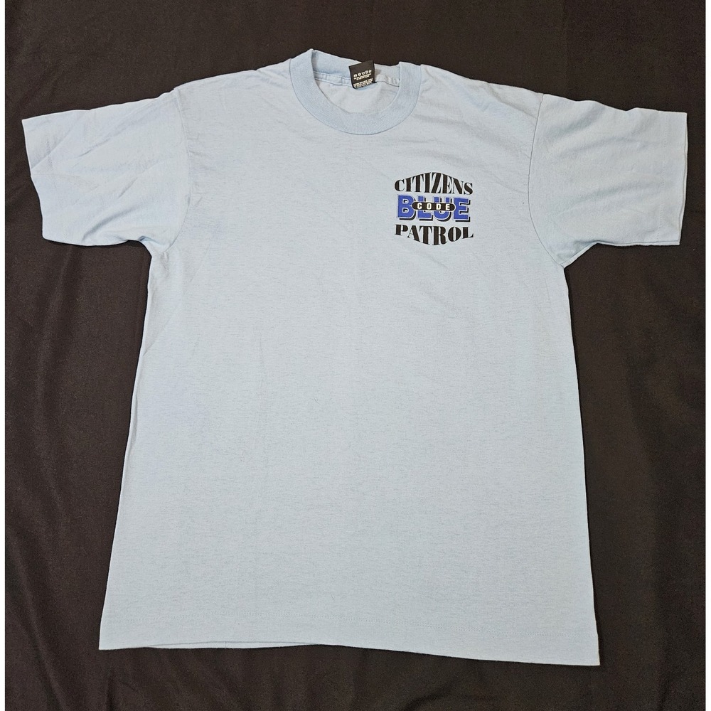 Vintage Single Stitch "Citizens Patrol" T-Shirt Men's Large Fits Like a Medium